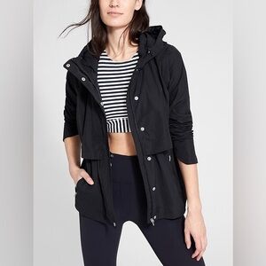 Athleta Aerata Black Utility Jacket
